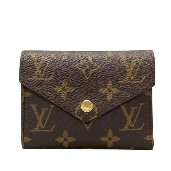 Auth LOUIS VUITTON Portefeuille Victorine M62360 Rose Ballerine Monogram - Picture 1 of 11